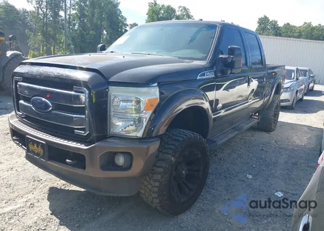 2016 Ford F250 Lariat z USA, uszkodzony, nr VIN 1FT7W2BT0GEB40188